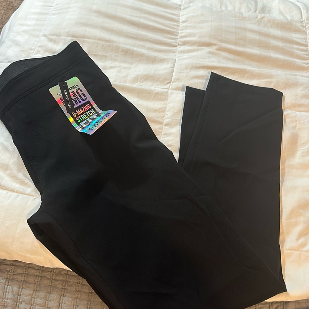 Coco + Carmen Black Straight Leg Pants